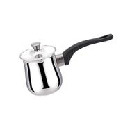 Turkish Coffee Pot Stainless Steel Milk Pots for Cooktops Universal Milk Butter Warmer Pot Coffee Pots Coffee Maker for Kitchen Home Office Stovetop Coffee Maker, 720ml