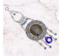 turkish decor evil 11×11×2 blue wall hanging pendant muslim amulet blessing home car decoration turkish ayatul kursi car hanging
