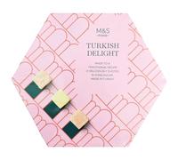 Turkish Delight 325g, M&S, Made in Turkey Delicious Dusted in Icing Sugar, in a Premier Life Store Box