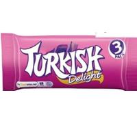 Turkish Delight Chocolate Bar 3 Pack Multipack 153g (Pack of 12) Twisty Treat "Taste The Sweetness In Every Bite" Gift Hamper, Easter,Christmas,Birthday