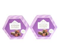 Turkish Delight Coated Milk Chocolate Box Pack Of 2 x 150g Sweets Candy Gift Boxed