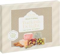 Turkish Delight Collection 450g Traditional A Taste of Turkey in Every Bite Christmas Soft Sweets Fruit Flavour & Mixed Nuts Gift