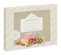 Turkish Delight Collection - Sweets Oriental Marshmallow Gift Box - Soft Candy Vegetarian - Gluten Free Turkish Delight Assortment - Fruit And Mixed Nut Flavours - Weight - 450g (Approx.)