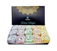Turkish Delight Fruit Swirl Handcrafted Assorted Deluxe Mix Lokum Dessert Gourmet Gift Box 500g Soft Candy Vegan Halal Gluten Free