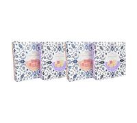 Turkish Delight Gift Set - 4 x 110g Assorted Flavours (Rose & Lemon, Mixed Flavour) Premium Authentic Lokum