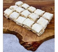 Turkish Delight Rafaela Inspired - Halal & Vegetarian Layered Coconut & Hazelnut White Chocolate Lokum Sweets, Baklava Layered Style Istanbul Dubai Gourmet Dessert (250g)