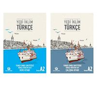 Turkish Elementary level Course Book for Foreigners with Audio Cd + Workbook Yedi Iklim Turkce by Yunus Emre Institute A2