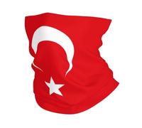 Turkish Flag Half Face Scarf Quick Drying Headwear Universal Headscarf For Yoga Workout Men 26X30CM