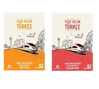 Turkish Intermediate Level Course Book for Foreigners with Audio Cd + Workbook Yedi Iklim Turkce by Yunus Emre Institute B2
