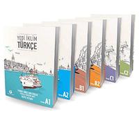 Turkish Language Complete Set Course Books Yedi iklim 6 Books 6 levels A1 A2 B1 B2 C1 C2 Yunus Emre Institute
