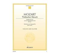 Turkish March: Rondo alla turca from piano sonata A major. KV 331. violin and piano.