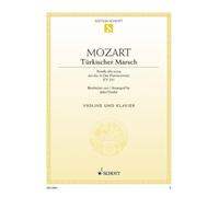 Turkish March: Rondo alla turca from piano sonata A major. KV 331. violin and piano.