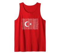 Turkish Pride for Proud Turkish on Turkey Day A Türkiye Flag Tank Top