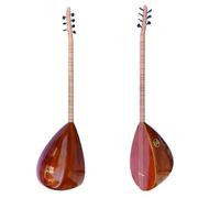 Turkish Quality Left Hand Long Neck Mulberry Baglama Saz For Sale ASL-113L