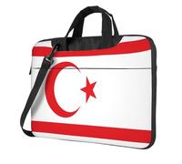 Turkish Republic Northern Cyprus Flag Laptop Bag Laptop Case 15.6 Inch Computer Bags Padded Sleeve Cover For Women Men