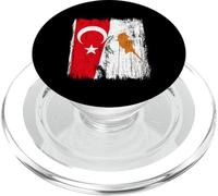 Turkish Republic of Northern Cyprus Cyprus Half Flag PopSockets PopGrip for MagSafe
