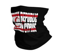 Turkish Republic Of Northern Cyprus Flag Men Women Bandana Stylish Headwear Windproof Tube Scarf For Sports Climbing Fishing