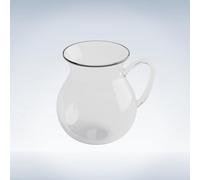 Turkish Tea/Coffee Glass Mug with Handle - Extra Large Size & Thicker Glass compared to Traditional Turkish Tea Cup, Comfortable Handle, Perfect for Tea & Coffee Lovers, 1 PCS