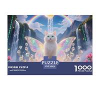 Turkish Van 1000 Pieces for Adults Jigsaw Puzzles Educational Games Cute Cat Gifts for Men38x26cm/1000pcs