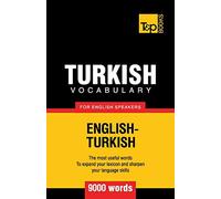 Turkish vocabulary for English speakers - 9000 words: 295 (American English Collection)