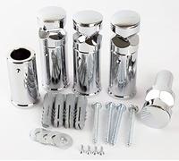 Turkish Zone Brackets for Heated Towel Rail Radiators Set of Universal Fit Flat Or Curved Chrome