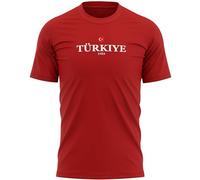 Turkiye 1923 T Shirt for Men Turkey Turkish Football Tee, S, Red