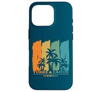 Turks and Caicos Caribbean Beach Holiday Palm Trees Souvenir Case for iPhone 16 Pro