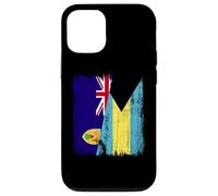 Turks and Caicos Islands Bahamas Half Flag Case for iPhone 12/12 Pro