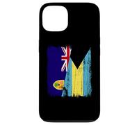 Turks and Caicos Islands Bahamas Half Flag Case for iPhone 13
