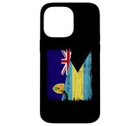 Turks and Caicos Islands Bahamas Half Flag Case for iPhone 14 Pro Max