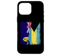 Turks and Caicos Islands Bahamas Half Flag Case for iPhone 16 Pro Max
