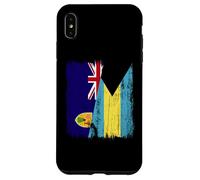 Turks and Caicos Islands Bahamas Half Flag Case for iPhone XS Max