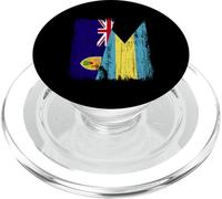 Turks and Caicos Islands Bahamas Half Flag PopSockets PopGrip for MagSafe