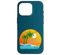 Turks and Caicos Palm Trees Beach Holiday Caribbean Souvenir Case for iPhone 16 Pro