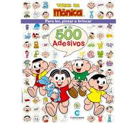 Turma da Monica - 500 Adesivos (Em Portugues do Brasil)