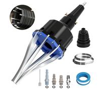 Turmegtt Universal CV Boot Kit, 85-113 Psi Pneumatic CV Boot Expander Tool | with Dust Cover, 2 Clamps, 4 Connectors, Install Removal Tool, Dust covers Compatible with Most Passenger Vehicle CV Joints