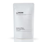 Turmeric 2,500mg & Black Pepper 630mg Tablets | High Strength | 95% Curcuminoids | 10mg Piperine | for Inflammation Digestive Health & Joint Support | UK Made |Oxford Vitality