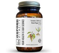 Turmeric 2500mg with Black Pepper 630mg Tablets | 95% Curcuminoids & 10mg Piperine | Food Supplement | Oxford Vitality | 365 Tablets