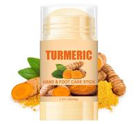Turmeric & 60% Urea Foot Cream Set,Turmeric,Beeswax,Urea Exfoliation, Hydrating & Softening Hand and Foot Cream Balm Stick,for Dry Cracked Feet Knees Elbows Hands