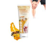Turmeric & Bee Venom Body Cream - Pain Relief Cream - Body Moisturiser for Muscle & Joint Comfort - Vegan, Sensitive Skin-Friendly B-ee Venom Skin Treatment Creams - Bee V-enom Repair Creams 85G