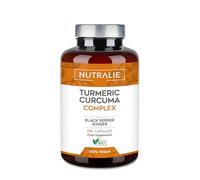 Turmeric & Black Pepper 1420mg - High Strenght Complex - Organic Turmeric Curcumin Ginger - Supplement Powder in Capsules - 120 Vegan Organic Capsules Nutralie