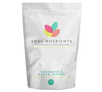 Turmeric & Black Pepper 60 Tablets High Strength 2,500mg 95% Curcumin Supplement 10mg Piperine from Black Pepper Extract GMP Manufactured - Naturally Reduces Inflammation & Pain - Suitable for Vegans