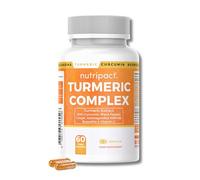 Turmeric & Black Pepper Capsules 10,000mg Per Serving - High Strength Turmeric Curcumin Supplement with Ginger, Ashwagandha, Boswellia & Vitamin C - 95% Curcuminoids - 60 Vegan Capsules