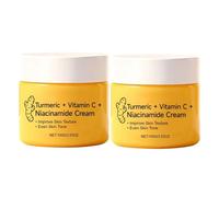 Turmeric Body Crean, Moisturizer - Turmeric Vitamin C Niacinamide, Skin & Smooth Texture Lightweight And Non-Greasy, For Men Women,2pcs
