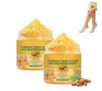 Turmeric Body Scrub, a natural exfoliating scrub, gently nourishes the skin, deeply cleanses, and leaves it smooth and radiant. Suitable for all skin types.