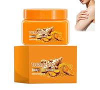 Turmeric Body Scrub, Exfoliating Sugar Scrub for Smoother Skin, Turmeric Exfoliating Whitening Bodys Scrubs, Natural Moisturizing Body Polish with Shea Butter & Vitamin C - 280g. (1PCS)