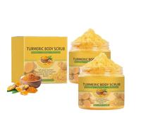Turmeric Body Scrub, Exfoliator Turmeric Body Scrub, Natural Bodys Scrubs for Deep Cleansing, Remove Dead Skin, Gentle Exfoliation, Moisturizing Skin for Women All Skin Types (25PCS)