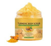 Turmeric Body Scrub, Natural Exfoliating Body Scrub, Deep Cleaning, Nourish Skin, Gentle Moisturizing Body Polish for Smooth & Glowing Beauty Skin (1pcs)