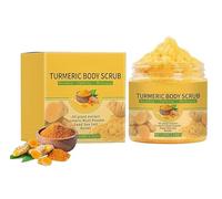 Turmeric Body Scrub, Shea Butter & Dead Sea Salt Natural Moisturizing Exfoliating, Dead Skin, Contains Shea Butter, Even Skin Tone, for All Skin Types (1 pcs)