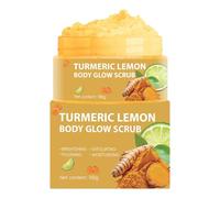 Turmeric Body Scrub, Turmeric And Vita-min C Body Scrub, Natural Deep Cleansing, Remove Dead Skin, Dark Spots Ac-ne, 100g, 7/7/5cm, Suitable For Hand, Foot, Underarm